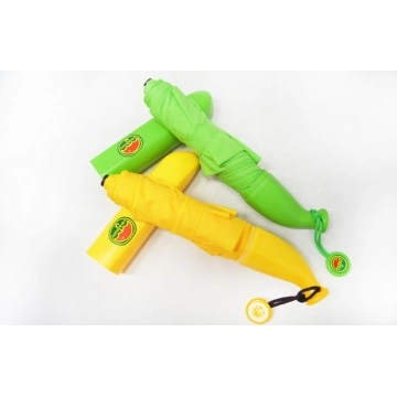 Latest design lovely banana cartoon shaped kid umbrella
