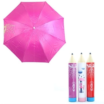 Pencil shaped advertising umbrella