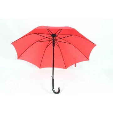 Red Long straight umbrella Wholesale UV Protection