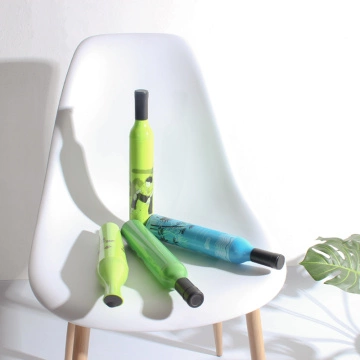 独特创意广告折叠啤酒瓶雨伞