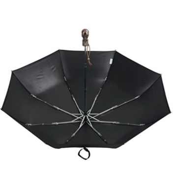 Three Folding metal Skull Umbrella Halloween application