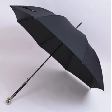 自动金属骷髅头小巧防风旅行伞