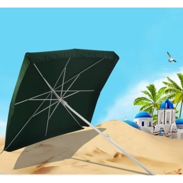 户外方形天井沙滩伞曲柄