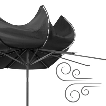 Rotating Garden Restaurant Sun Patio Umbrella