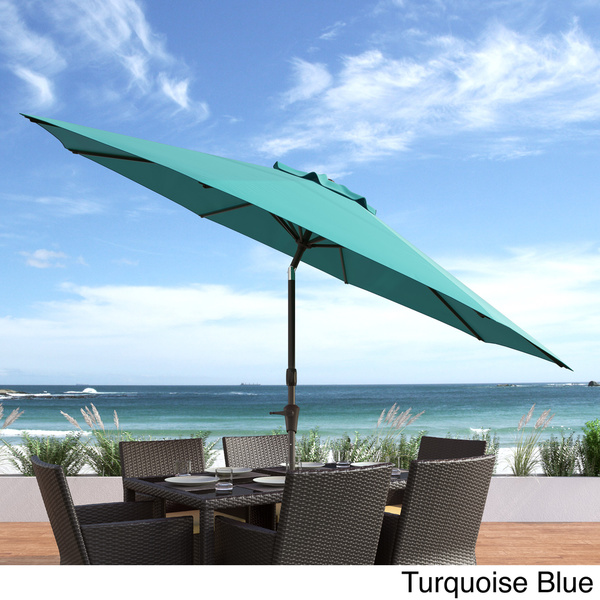 Rotating Garden Umbrella rotating open