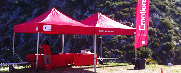 Commercial advertising folding canopy tent EMOTION